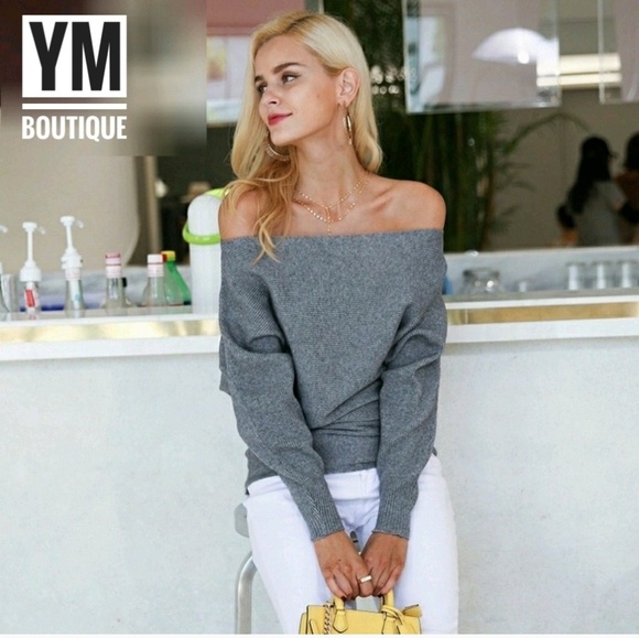 Sweaters - ⚡Restocked⚡Cold shoulder sweater